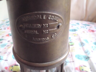 Ferndale Coal & Mining Co. Miners Lamp Copper & Brass Large | eBay UK
