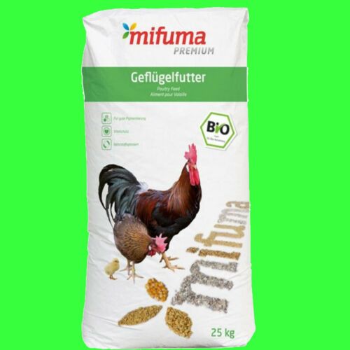 Home-Farming Premium Bio Legekorn E 25 kg Hühnerfutter Geflügelfutter Wachtel - Bild 1 von 5