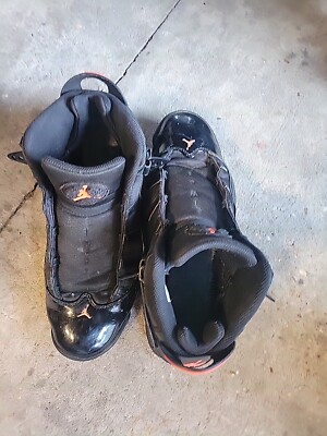 Nike Air Jordan 6 Ring Black Infrared 23 No Laces No Insole | eBay