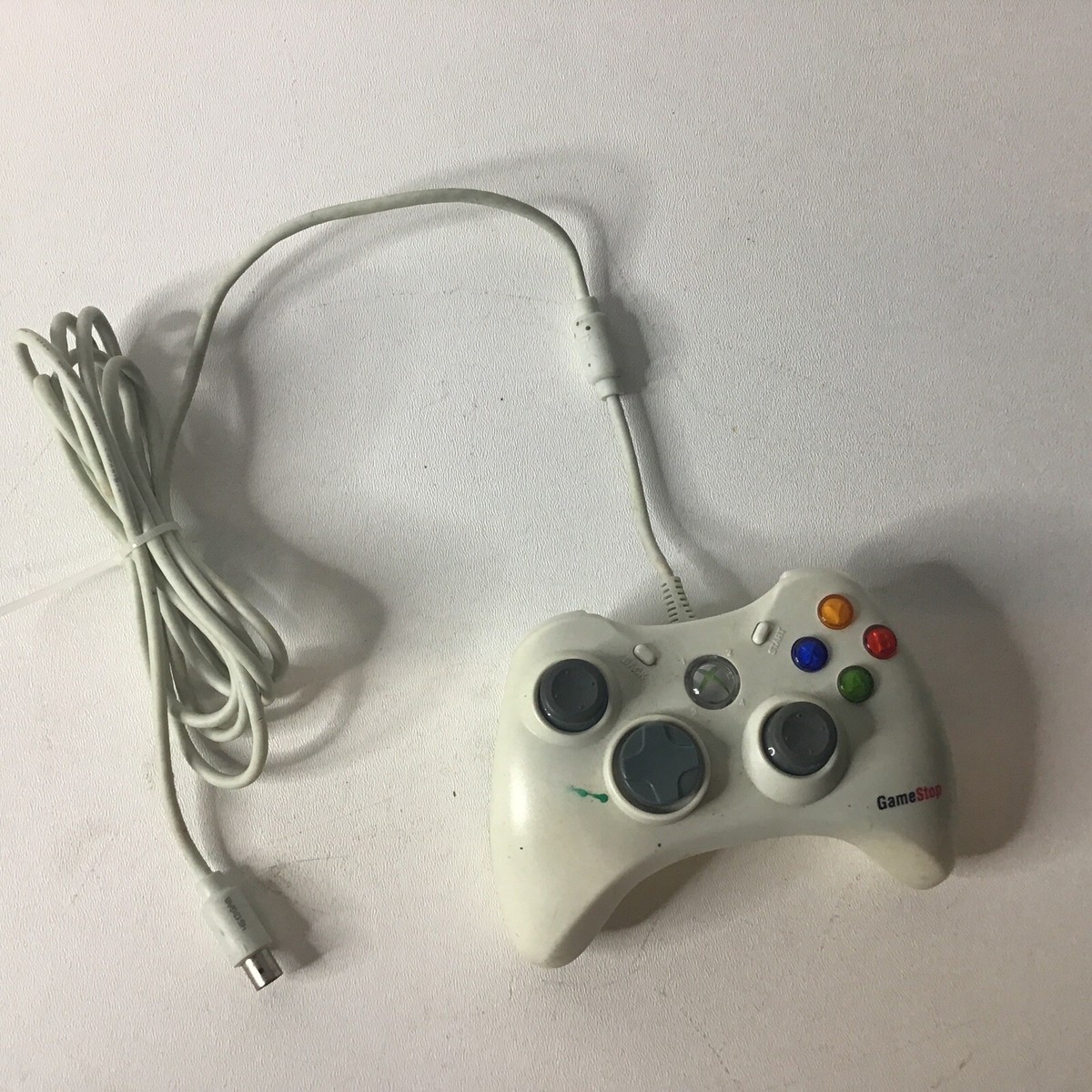 Gamestop Wired Controller For Xbox 360 Gamepad BB-070 White