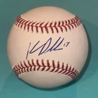 KEVIN PILLAR (Texas Rangers) Signed Official MLB Baseball Beckett (BAS)