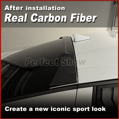 Für Kia K8 Stinger 2018-2023 Carbon Kohlefaser Dashspoiler Spoiler Flügel Lippes - Bild 11 von 15