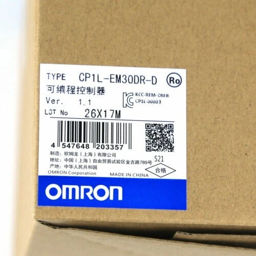 Brand NEW Genuine Omron CP1L-EM30DR-D PLC Controller CPU Unit CP1LEM30DRD