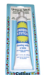 NEW-Collins-Unique-Stitch-Fabric-Adhesive-Fast-Drying-amp-Washable