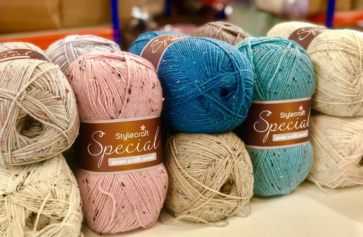 Aran wool 400g top