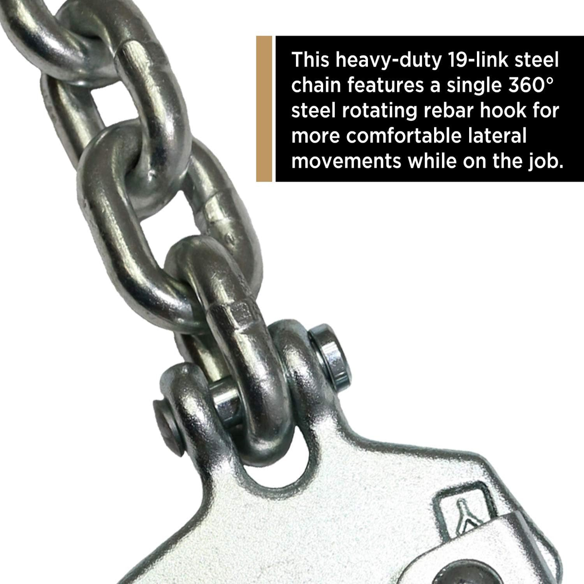Rebar Chain Positioning Lanyard Rebar Positioning Chain Assembly - ANSI/OSHA ...