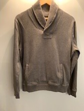 Michael Kors Men  s Sweater Pullover Collared Gray Medium 100 Cotton