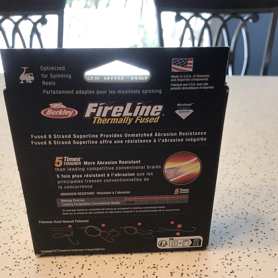 Berkley Fireline Fused Crystal 125yds 10lb White    Brand New Sealed - Изображение 2 из 4