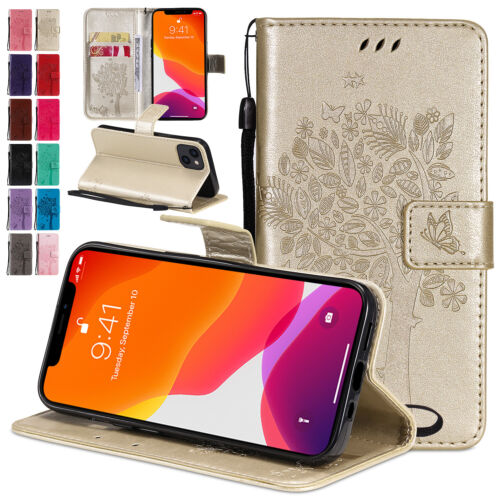 For Samsung Galaxy S23 S22 S21 Note 20 Kitty Magnetic Flip Leather Wallet Case - Picture 12 of 84