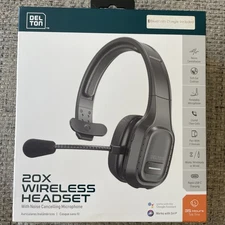 Delton 20X Wireless Computer Headset with Noise Cancelling Microphone DBTHEAD20X