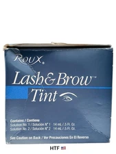 ROUX Lash and Brow Tint BROWN 40 Applications ( 1 Box ) EXP UNKNOWN read