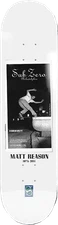 SUB ZERO MATT REASON SKATEBOARD DECK-8.5 WHITE EX7