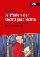 Sibylle Hofer | Leitfaden Der Rechtsgeschichte | Taschenbuch | Deutsch (2019)