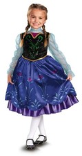 Disney Frozen Deluxe Anna Costume Child Toddler X-Small 3T-4T 