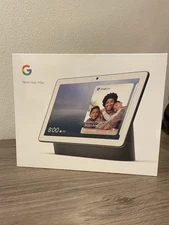New Google Nest Hub Max - Charcoal  10 inch HD Screen. New, Sealed, Never used