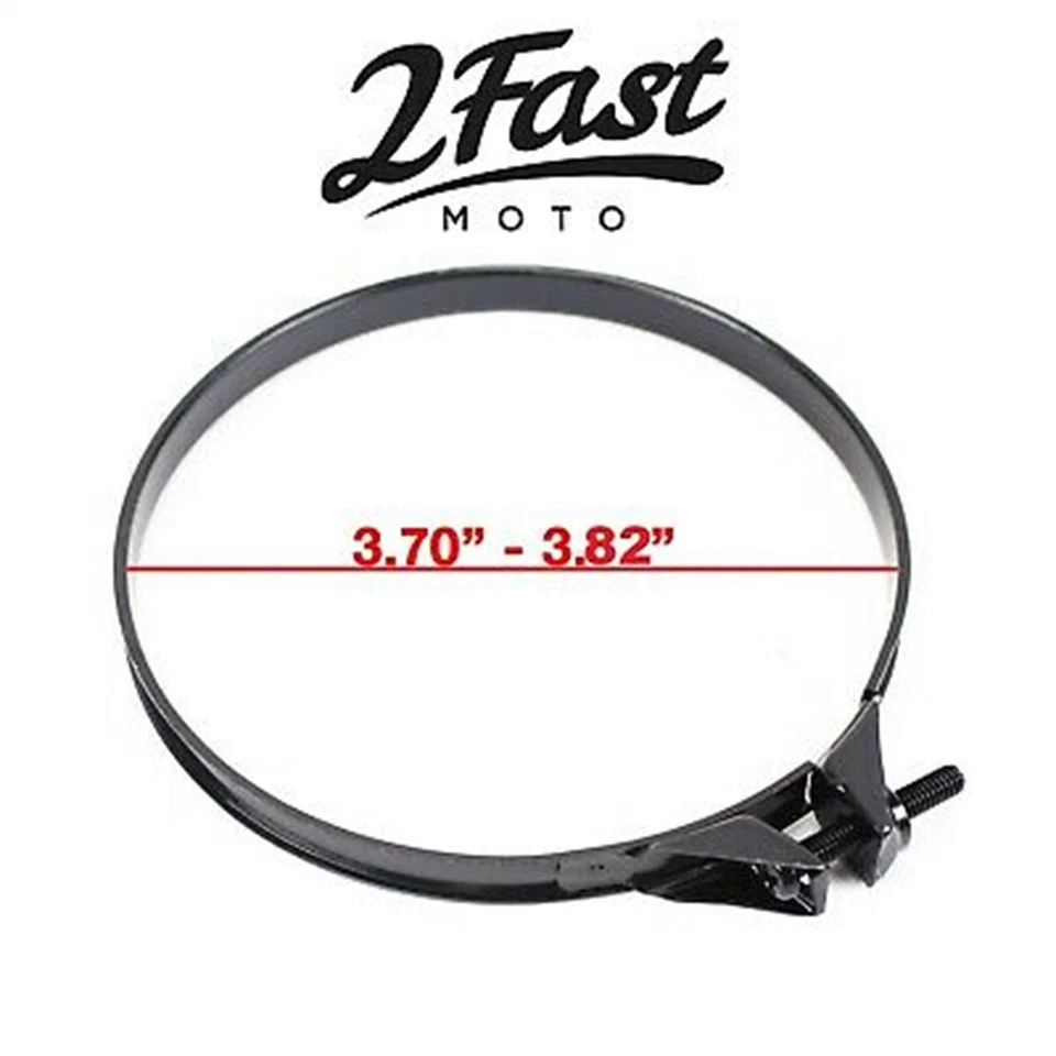 Abrazadera de banda Caja de aire Filtro Colector de admisión Cable - 94-97 mm - Negro 25-3114j Foto 2 de 4