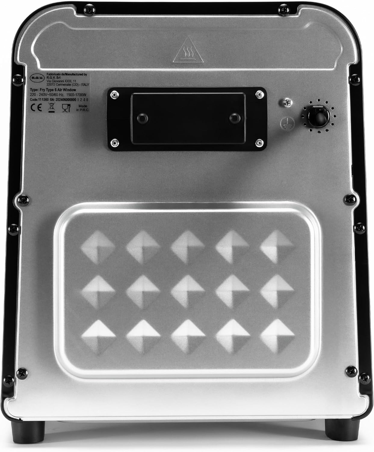 Fry Type Air Window - Friggitrice Ad Aria 6 Litri Con Display Touch E 12 Program - 4