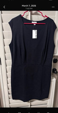 New Attractive MIDI Nine-West Black Round Neck 3X Casual/ Professional Wear