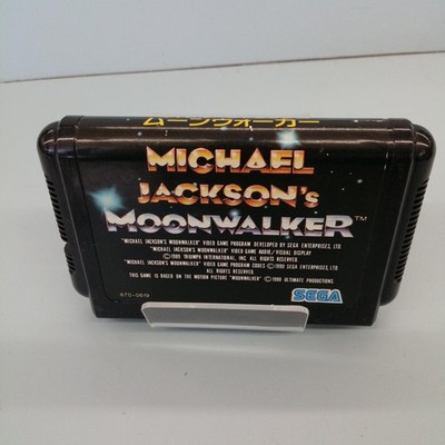 SEGA MD Michael Jackson's Moonwalker G-4028 670-0619 Game