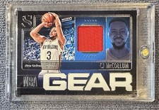 2024-25 Panini Silhouette CJ McCollum NBA Gear Jersey Patch #NG-CJM