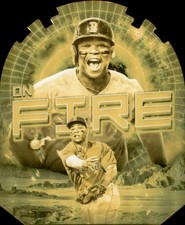 2022 Topps Fire #EF-14 Rafael Devers En Fuego Gold Minted Boston Red Sox