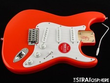 FSR Fender Squier Sonic Series Stratocaster Strat CORPO CARICO, Rosso Fiesta