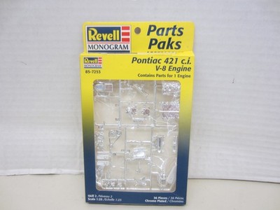 1998 Revell Monogram Parts Paks PONTIAC 421 c.i. V8 Engine 1:25 Scale Model Kit