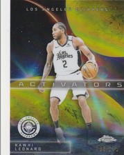 2025-26 Topps Chrome Kawhi Leonard Activators # 138/275