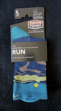 DARN TOUGH MENS RUN SOCKS ULTRA LIGHTWEIGHT NO CUSHION MIDNIGHT SZ L#1065-NWT