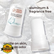 Natural Elephant Alum Stone Deodorant Stick - Unscented 60g
