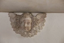 Photo 6x4 Cherub under the Memorial Ovington/SU5631 Close up of the cher c2016