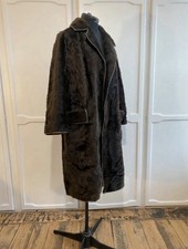 Vintage Long Brown Fur Coat