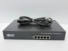 Pre Owned | Tripp Lite NG5POE 5-Port 10/100/1000Mbps PoE Ethernet Network Switch