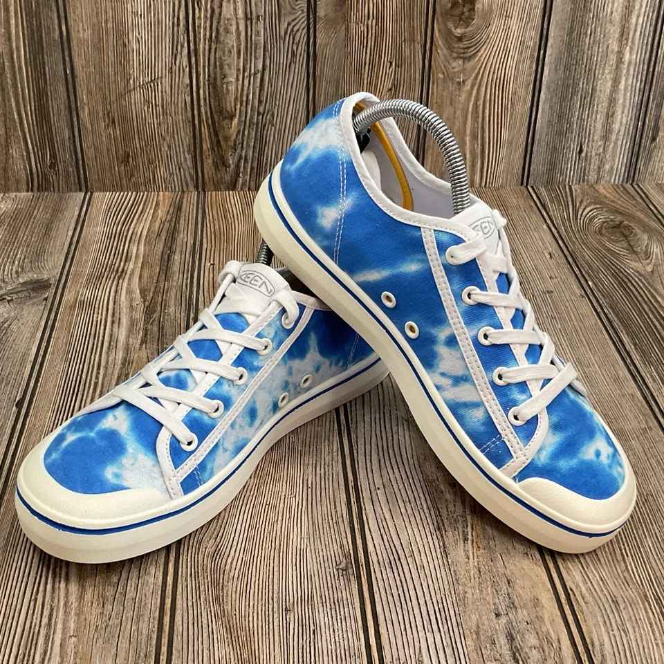 Keen Mujer Elsa Lite Azul Blanco Informal Moda Tenis Zapatos Talla 7 NUEVO Foto 2 de 4