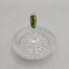 Vintage Waterford Crystal Vanity Ring Holder Clear Cut Crystal Round