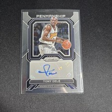 TONY DELK 2022-23 PANINI PRIZM #PNM-TDE PENMANSHIP AUTO WARRIORS