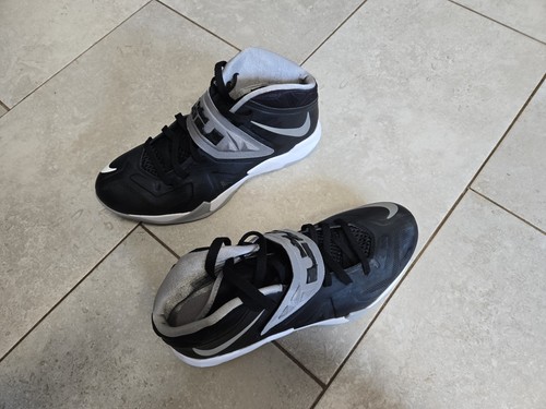 Nike Lebron Zoom Soldier 7 Sneakers Gray Black Size 10 Men Basketball Shoes - Picture 9 of 13