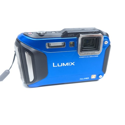 Panasonic LUMIX DMC-TS5 16.1MP Waterproof Blue Digital Camera & Battery Only