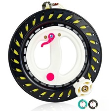 Kite Reel Winder 8.3 Inch Dia 1000FT High Strength String Black with Safety Lock