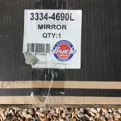 Brock Driver Side Manual Tow Side Mirror 3334-4690L for 1999-2007 Ford F-250