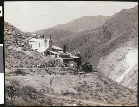 Government cement mill at Roosevelt Dam Arizona Old Photo - Bild 1 von 1
