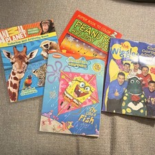 Animal Planet, Peanuts, SpongeBob, Wiggles Kids' Coloring Activity Books Lot