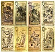 Lot of 8 Goldback 24KT Gold Foil Notes 1/1000th Oz FL NV NH SD UT WY OK AZ