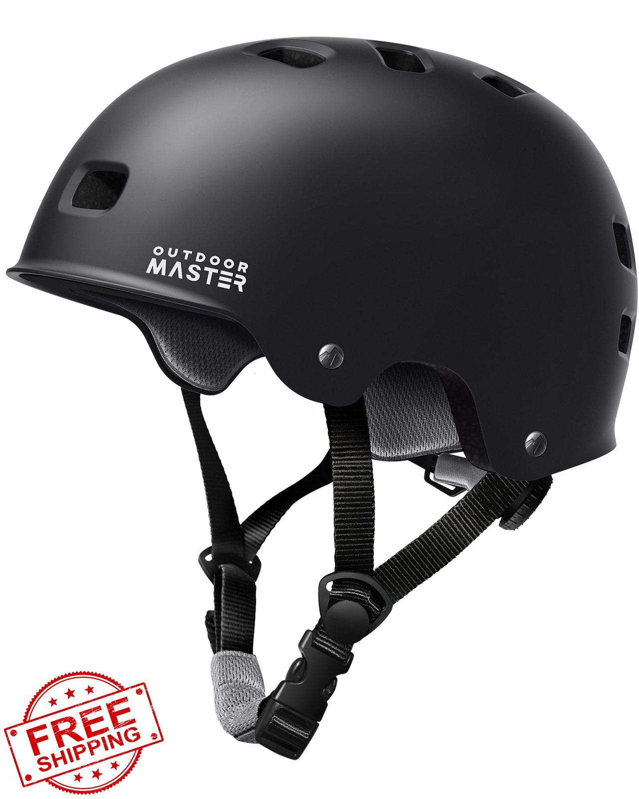 OutdoorMaster Skateboard Helmet Multi-Sport Kids Youth Adult