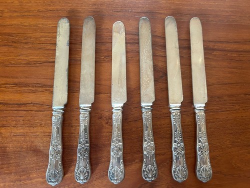 Set Of Tiffany&Co 9.25” English King Table Knives - Picture 4 of 7
