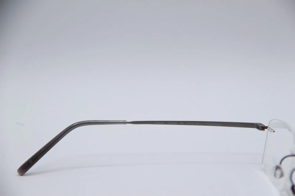 NEW CHARMANT TITANIUM PERFECTION CH10972 BURGUNDY GREY EYEGLASSES 53-18 - Image 3 of 4