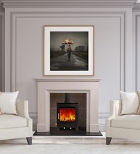 Bamford Portuguese Limestone Fireplace