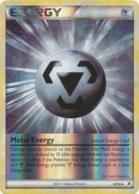 Pokémon TCG - Metal Energy - 87/95 - Reverse Holo - Call of Legends [Light Play]