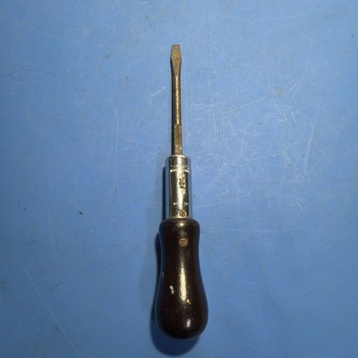 Vintage Eclipse No. 950 Ratcheting Flat Screwdriver File Tool 9  Made In England