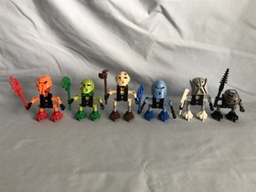 Lego set TURAGA 8540 8541 8542 8543 8544 8545 100% complete BIONICLE VINTAGE